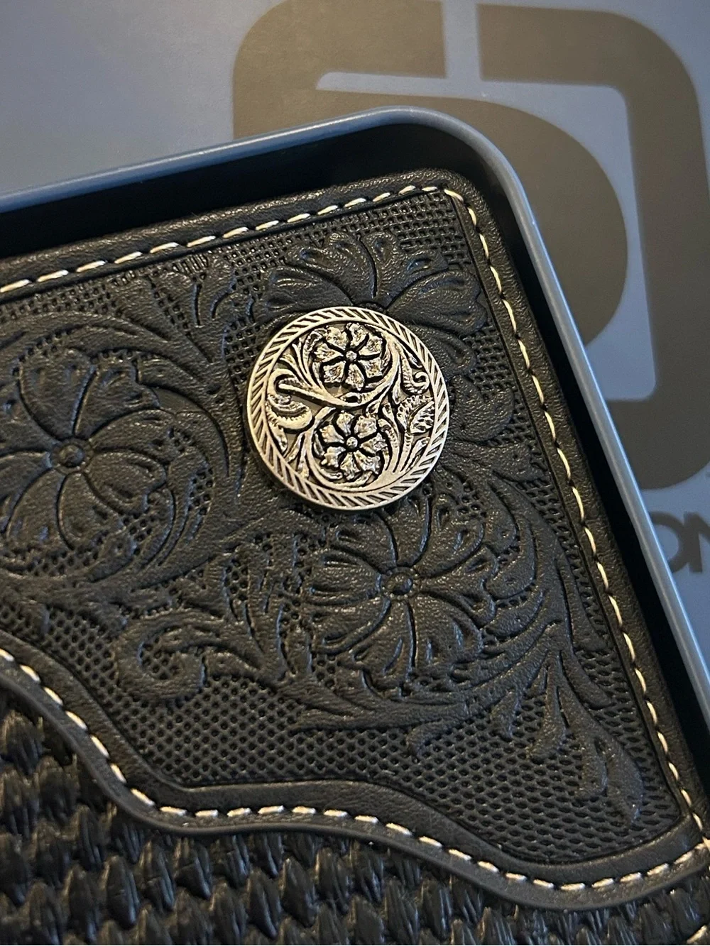 Distortion Black Wallet